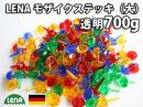 LENAモザイクステッキ(大)透明15mm　【700g】|レナ社(ドイツ)