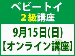 【オンラインライブ講座】9月15日(日)「魔の2歳」に育てない木のおもちゃと絵本の与え方_ベビートイ2級講座