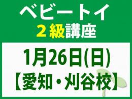 【愛知・刈谷校】1月26日(日)「魔の2歳」に育てない木のおもちゃと絵本の与え方_ベビートイ2級講座