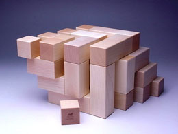 ネフ社/naef キュービックス cubicus(白木) 　今なら遊び方動画共有・遊び方パターンブック(非売品)・オリジナル木 | 積み木 (スイス)