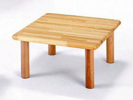 【日本製】【国産木製家具】角テーブル 60〈H51cm〉|ブロック社(日本)