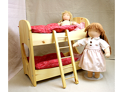 お人形用ベッド2段布団付き