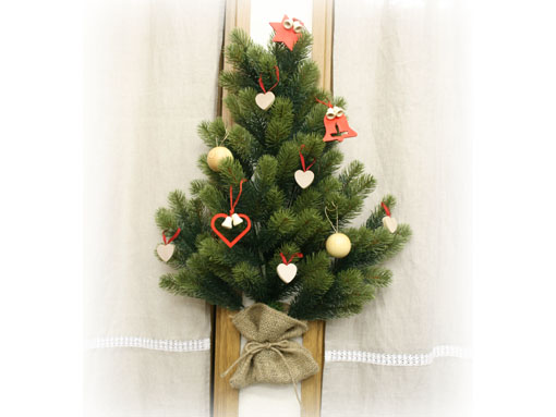 木のおもちゃ カルテット / 壁掛式クリスマスツリー(シュヴァルツ